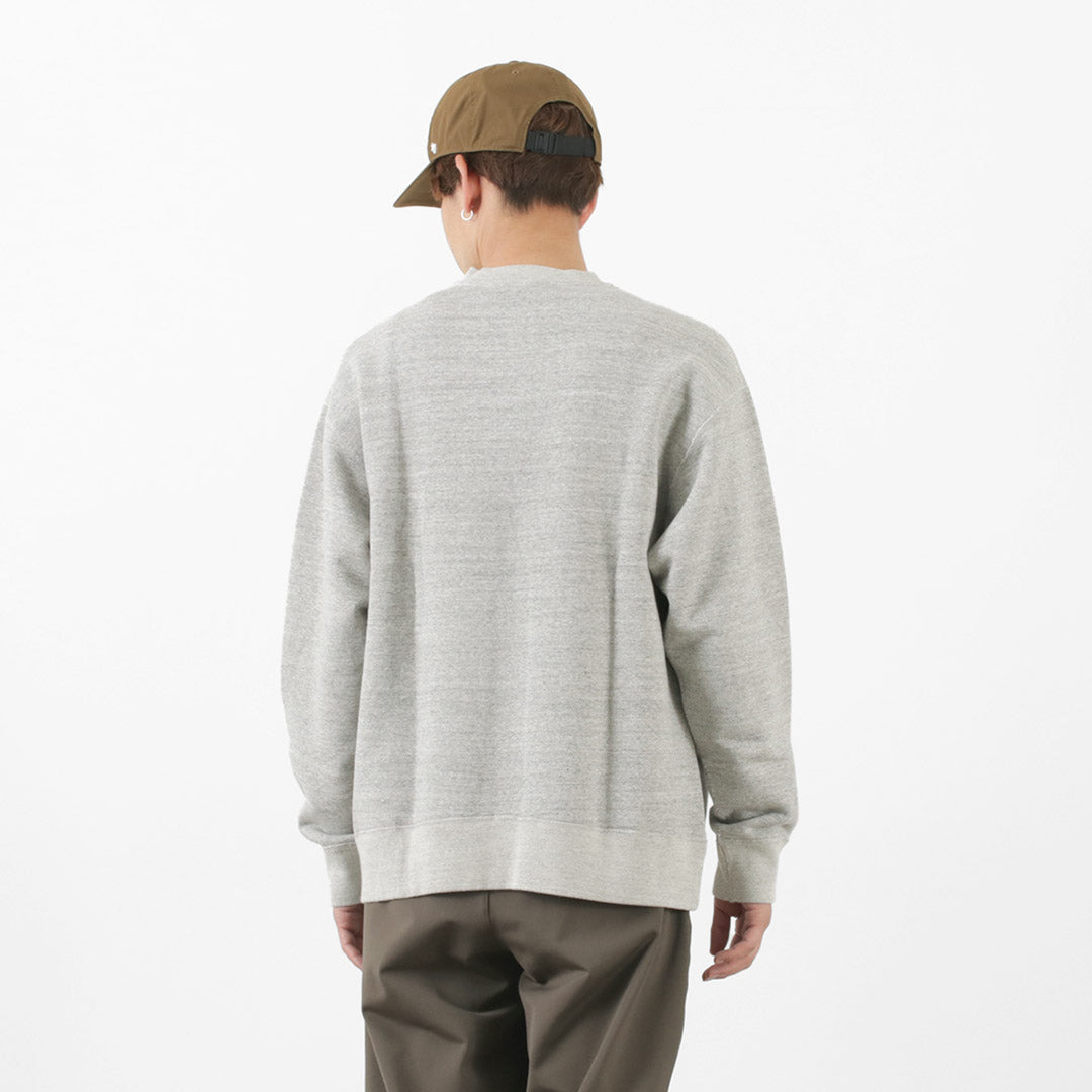 BARNS / Loopwheel wide crew sweatshirt