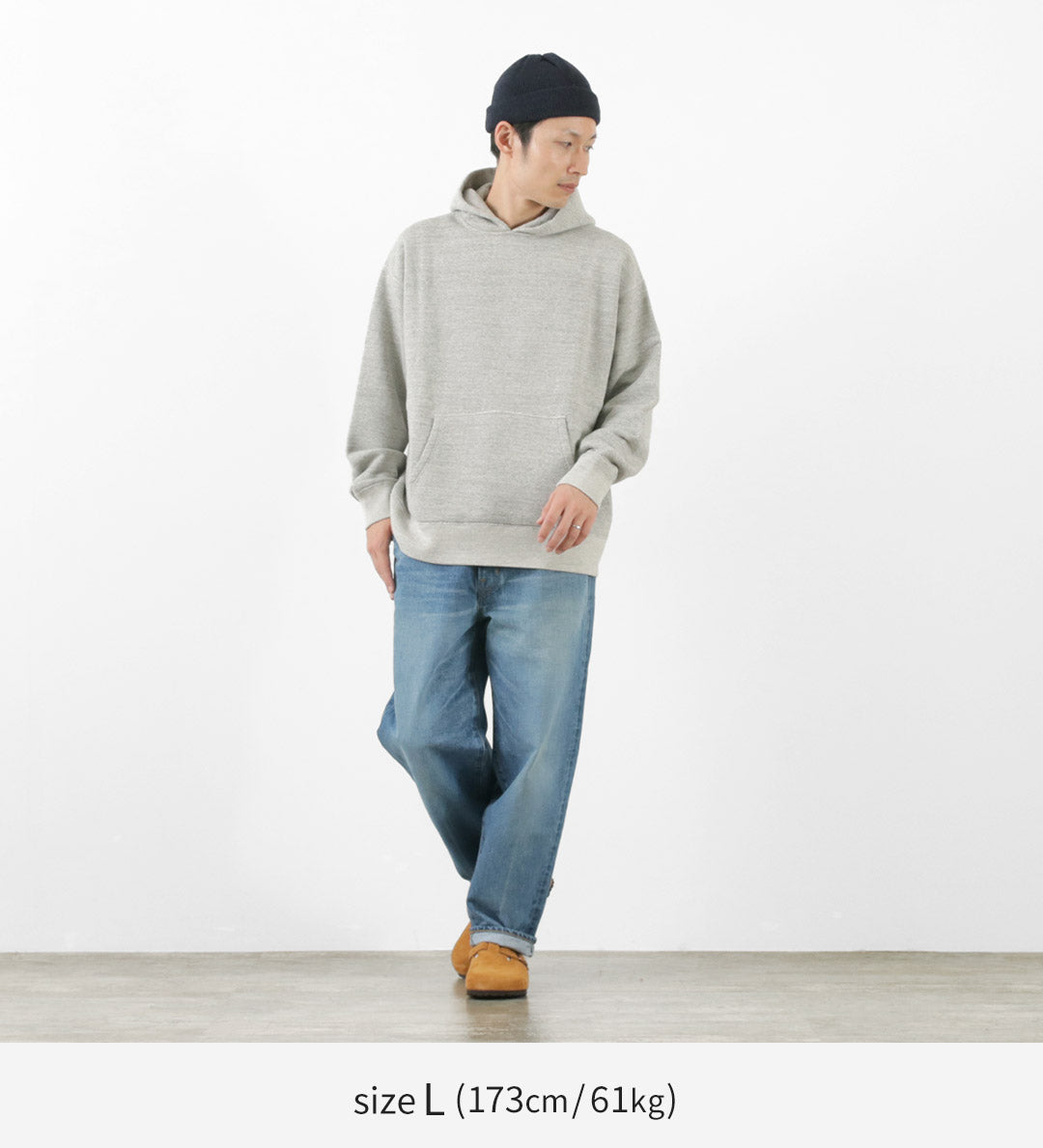 BARNS / Loopwheel wide pull sweatshirt