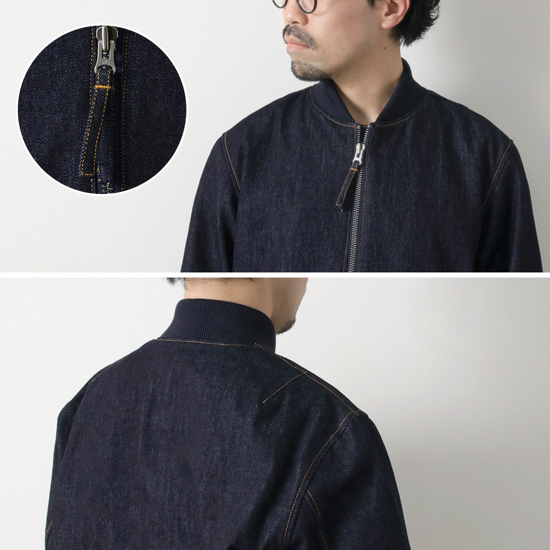 JAPAN BLUE JEANS / Denim Bomber Jacket