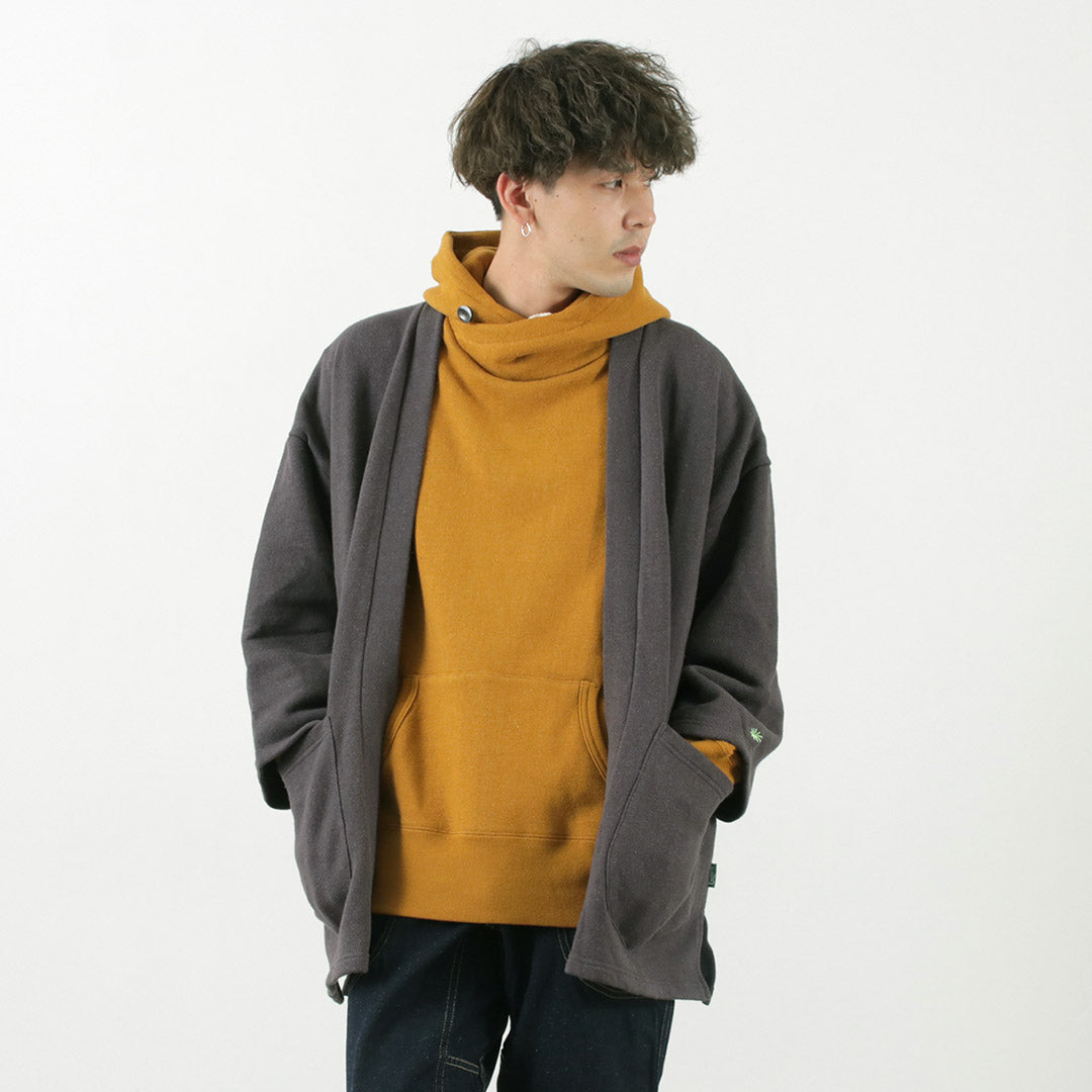 GOHEMP / Hemp Sweatshirt Haori Cardigan