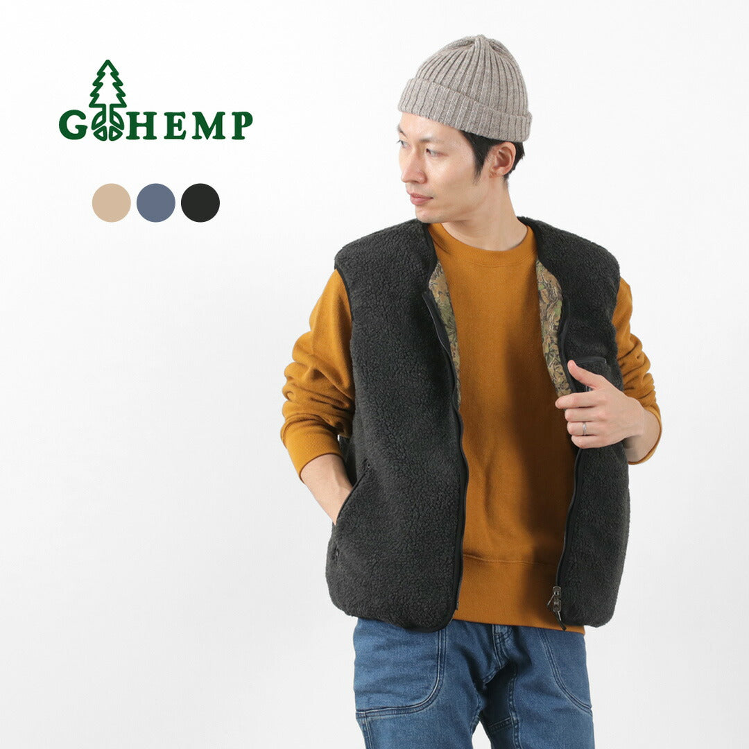 Gilet gohemp / brun lodge