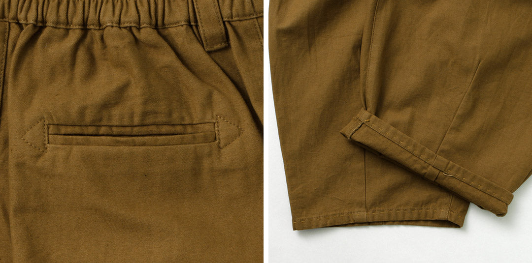 SLOW HANDS / Back Satin Poofy Tuck Pants