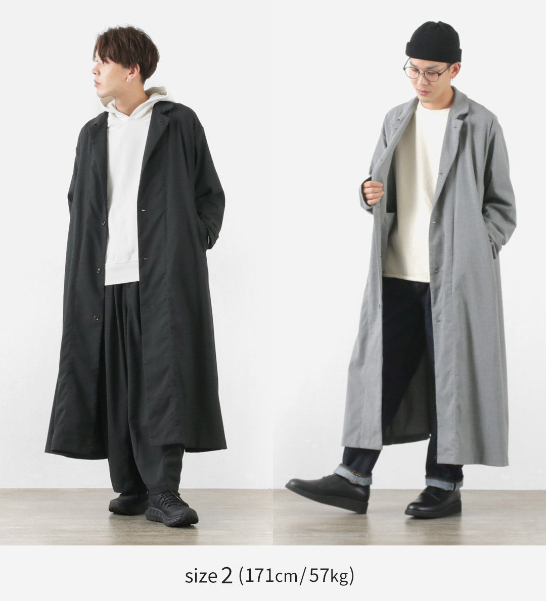 HARVESTY / Overcoat Long coat