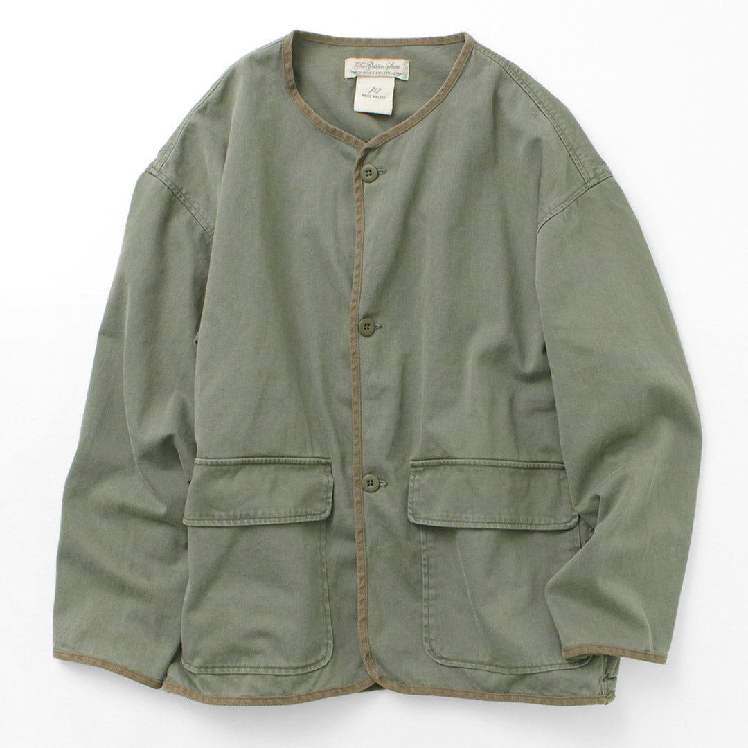 Veste remi-relief / satin militaire