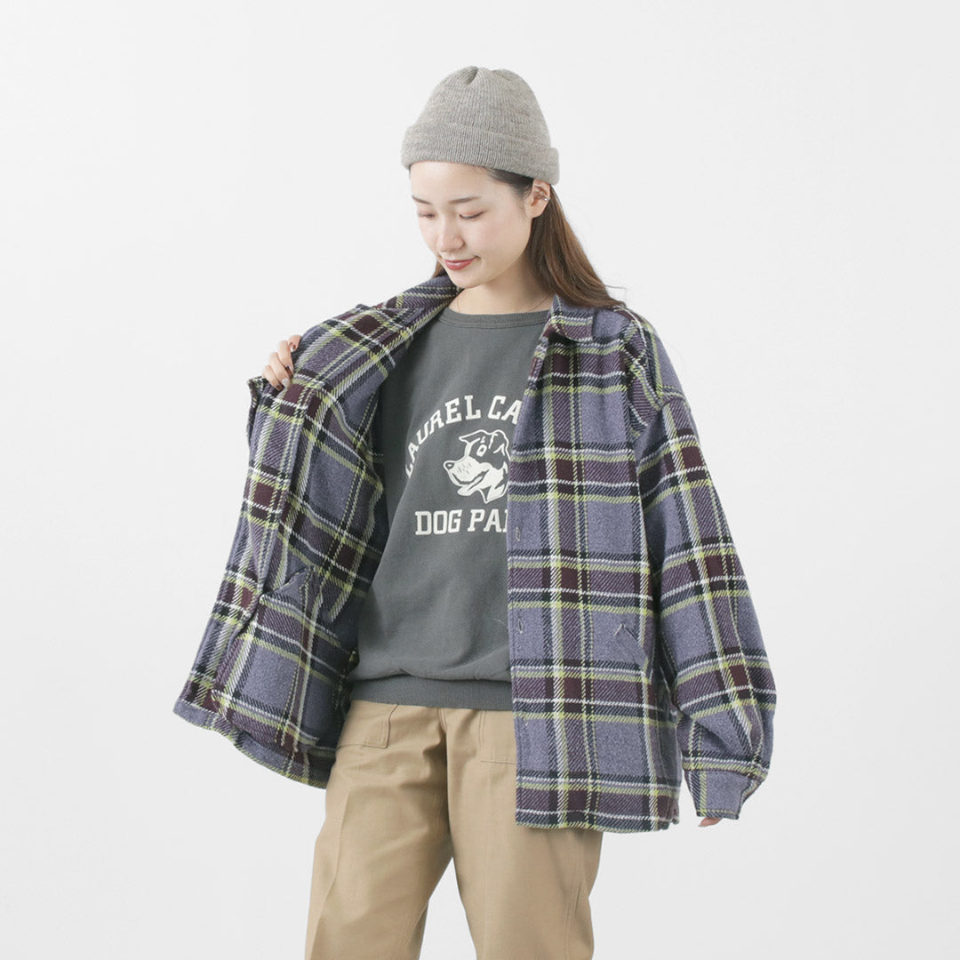 REMI RELIEF / Jazz Check Wide SHIRT CPO Shirt Jacket