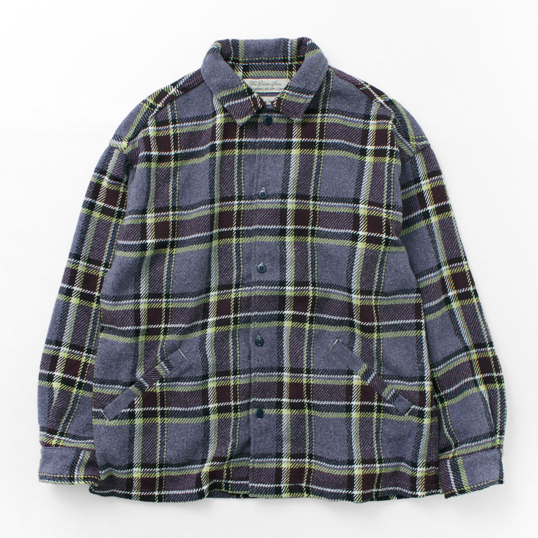 REMI RELIEF / Jazz Check Wide SHIRT CPO Shirt Jacket