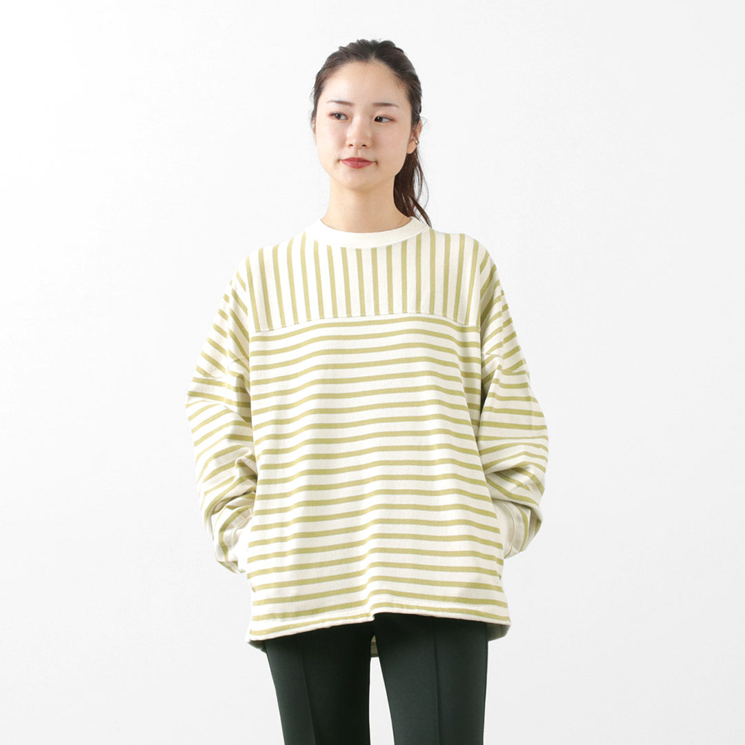 REMI RELIEF / 16/2 stripe FOOTBALL LONG T