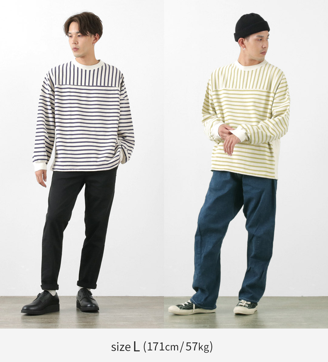 Remi Relief / 16/2 Stripe Football Long t