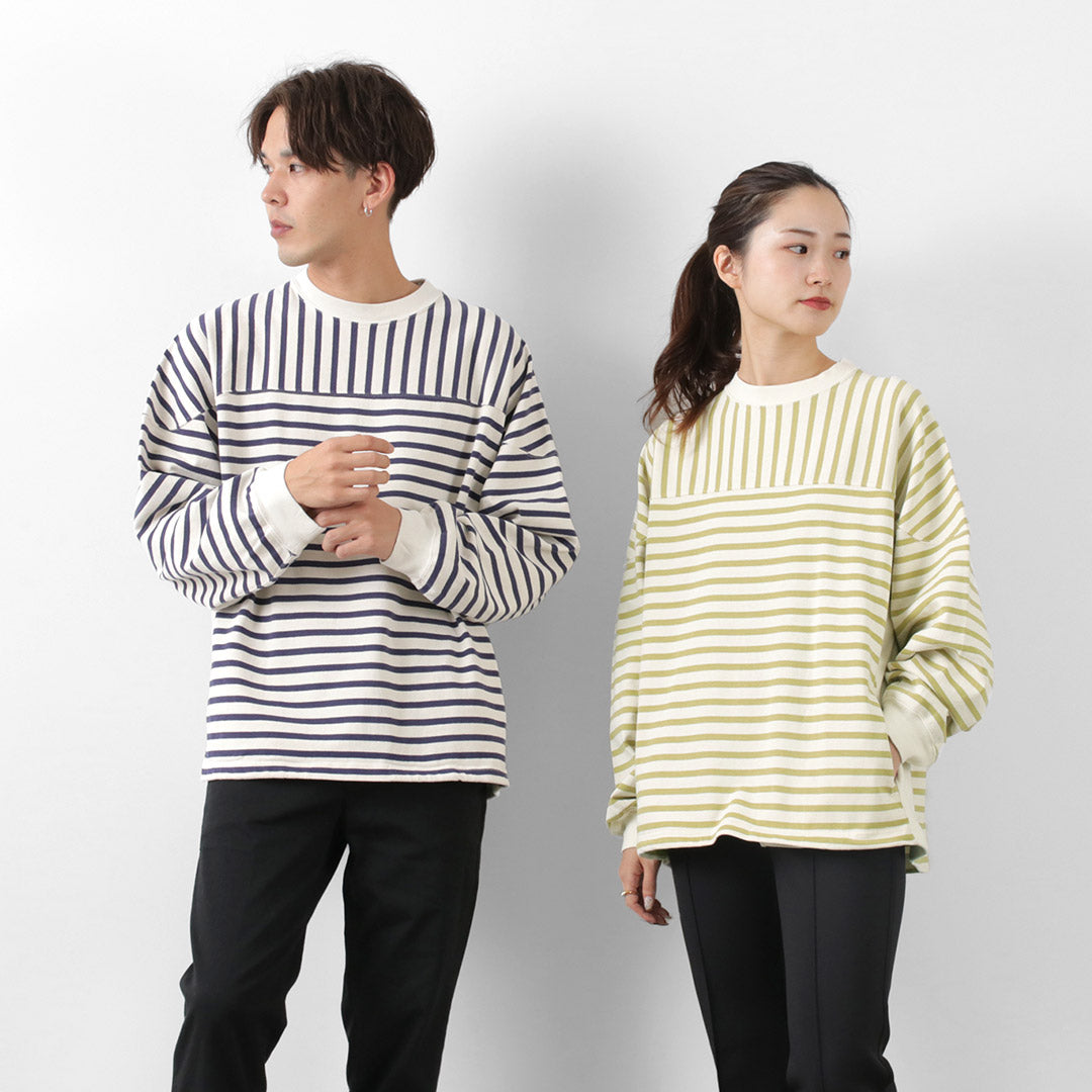 Remi relief / 16/2 Stripe Football Long T