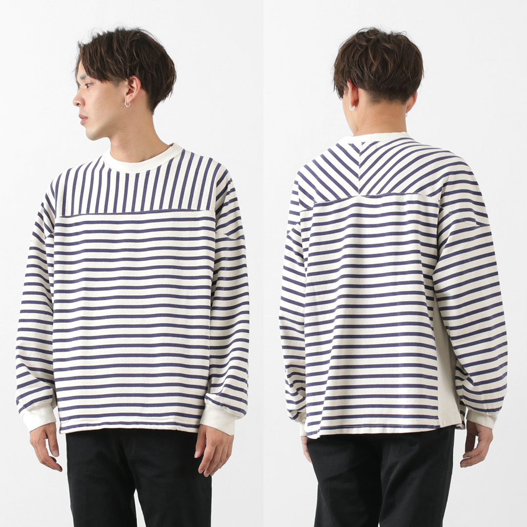 Remi Relief / 16/2 Stripe Football Long t