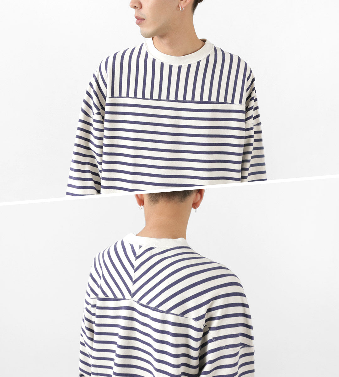 Remi relief / 16/2 Stripe Football Long T