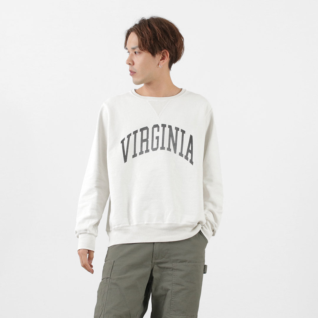 REMI RELIEF / SP processed back pile crew (VIRGINIA) Sweatshirt