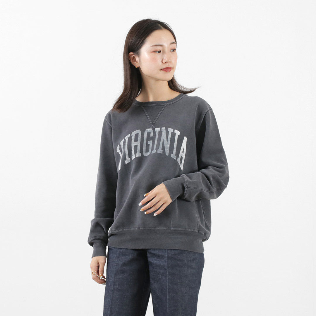 REMI RELIEF / SP processed back pile crew (VIRGINIA) Sweatshirt