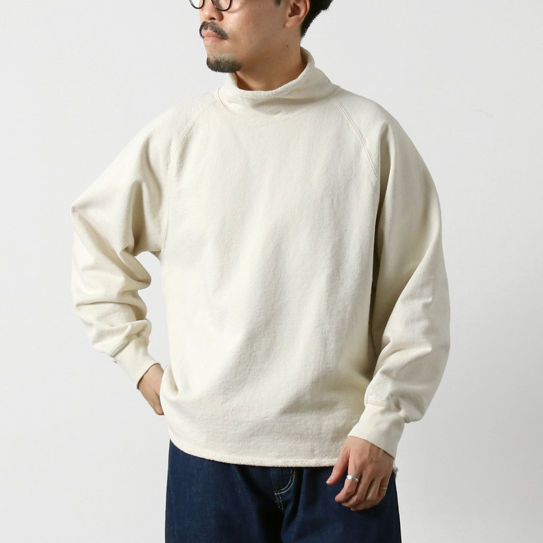 WALLA WALLA SPORT / 13oz Roll Neck Turtleneck Sweatshirt