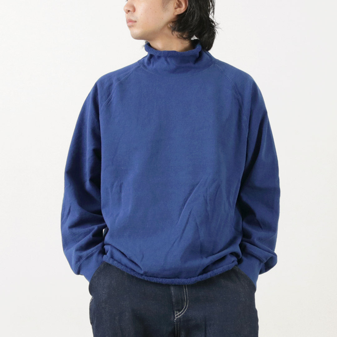 WALLA WALLA SPORT / 13oz Roll Neck Turtleneck Sweatshirt