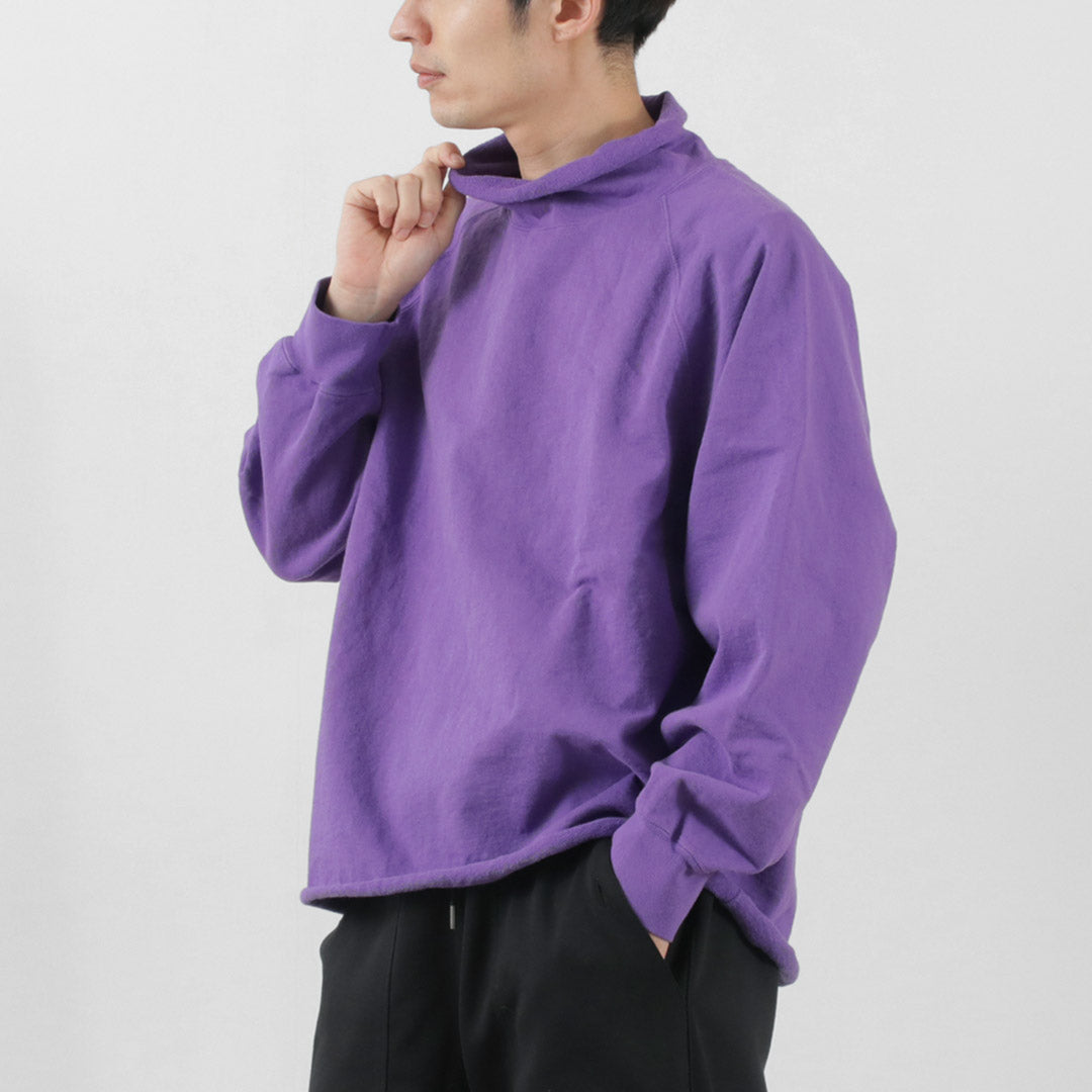 WALLA WALLA SPORT / 13oz Roll Neck Turtleneck Sweatshirt