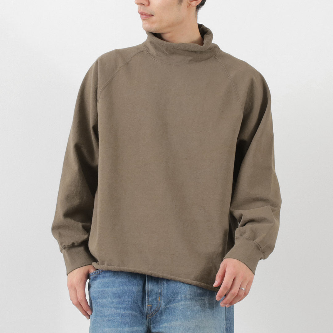 WALLA WALLA SPORT / 13oz Roll Neck Turtleneck Sweatshirt