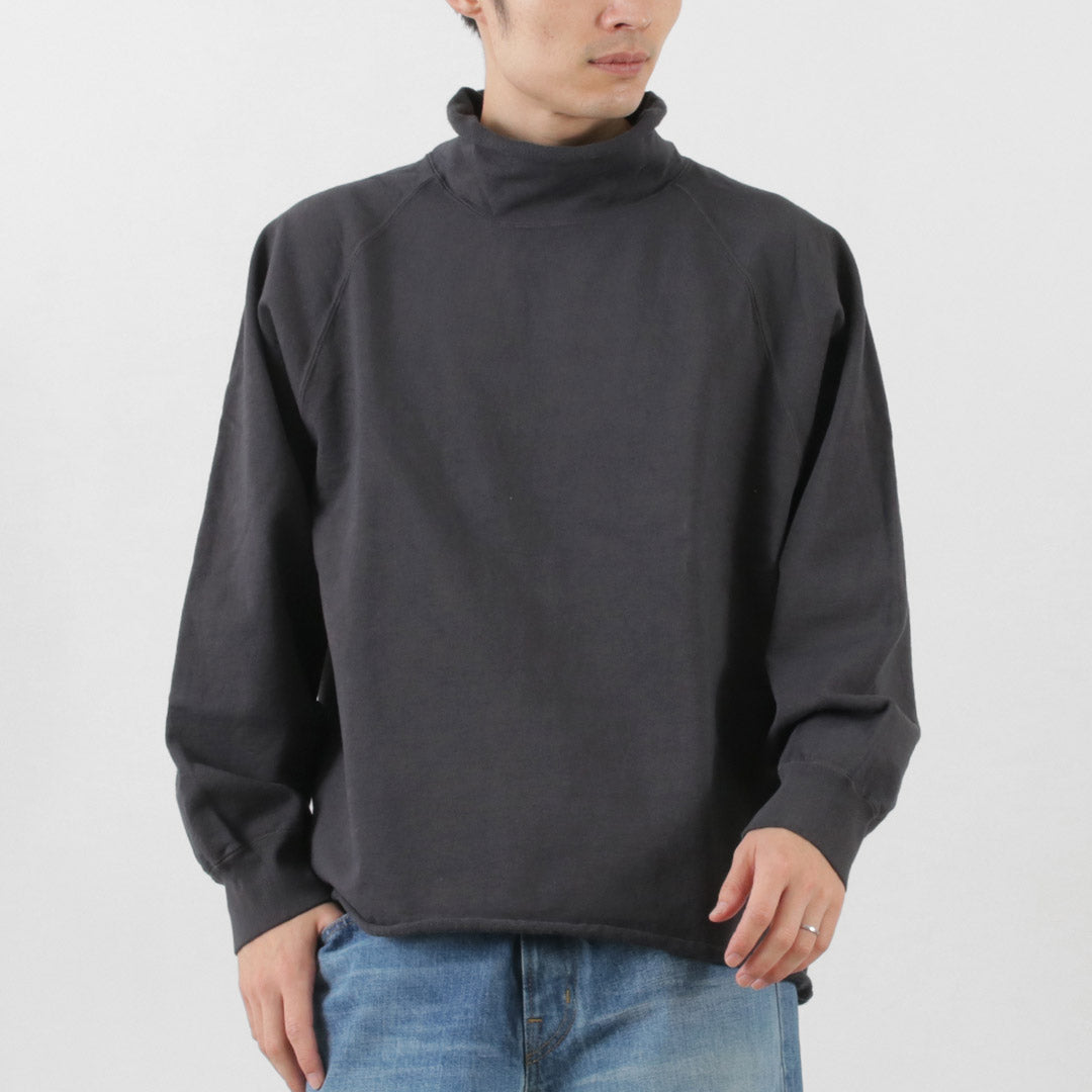 WALLA WALLA SPORT / 13oz Roll Neck Turtleneck Sweatshirt