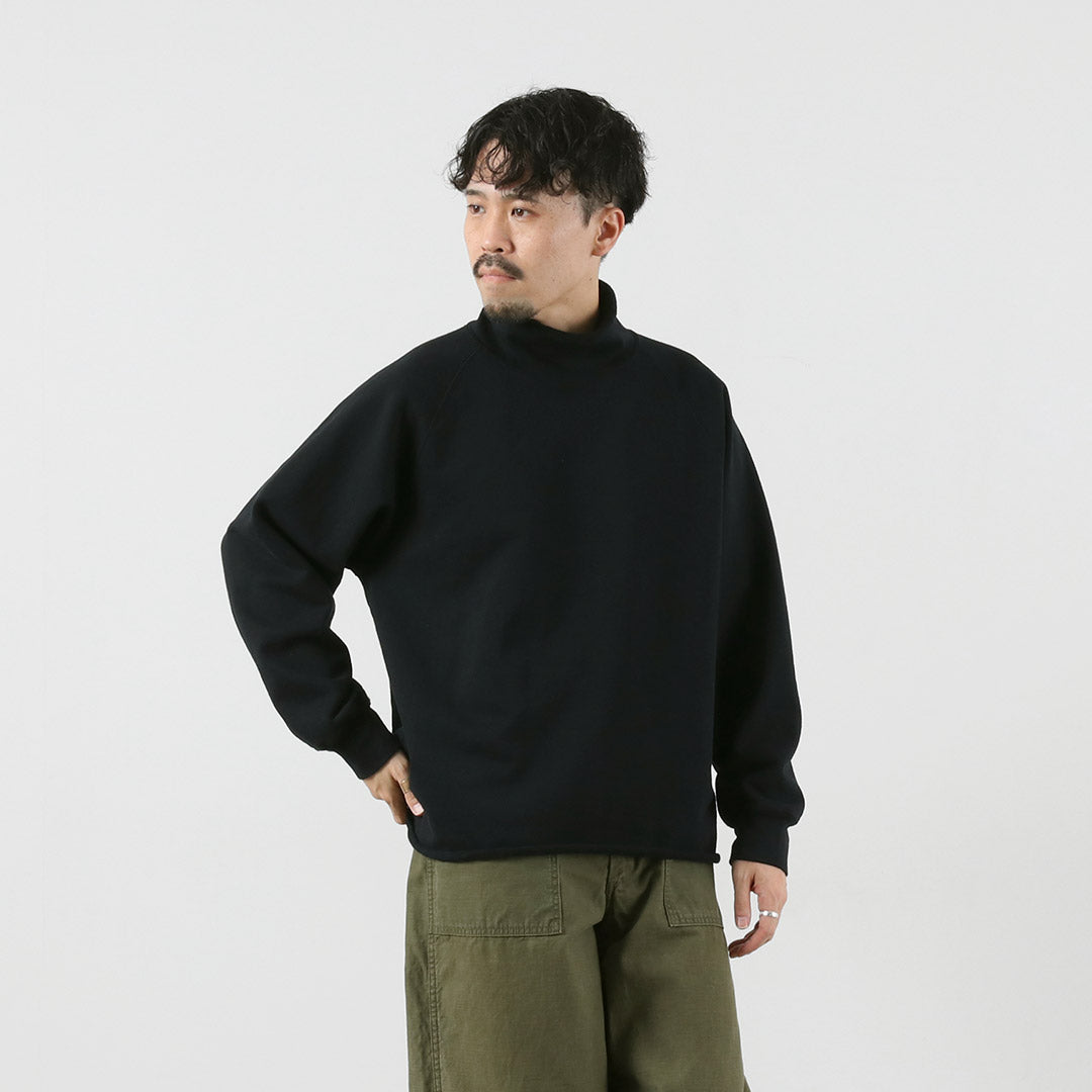 WALLA WALLA SPORT / 13oz Roll Neck Turtleneck Sweatshirt