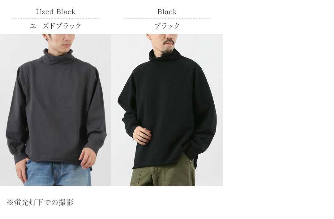 WALLA WALLA SPORT / 13oz Roll Neck Turtleneck Sweatshirt