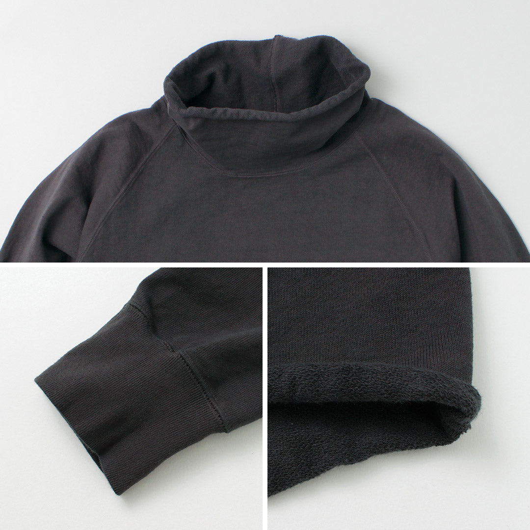 WALLA WALLA SPORT / 13oz Roll Neck Turtleneck Sweatshirt