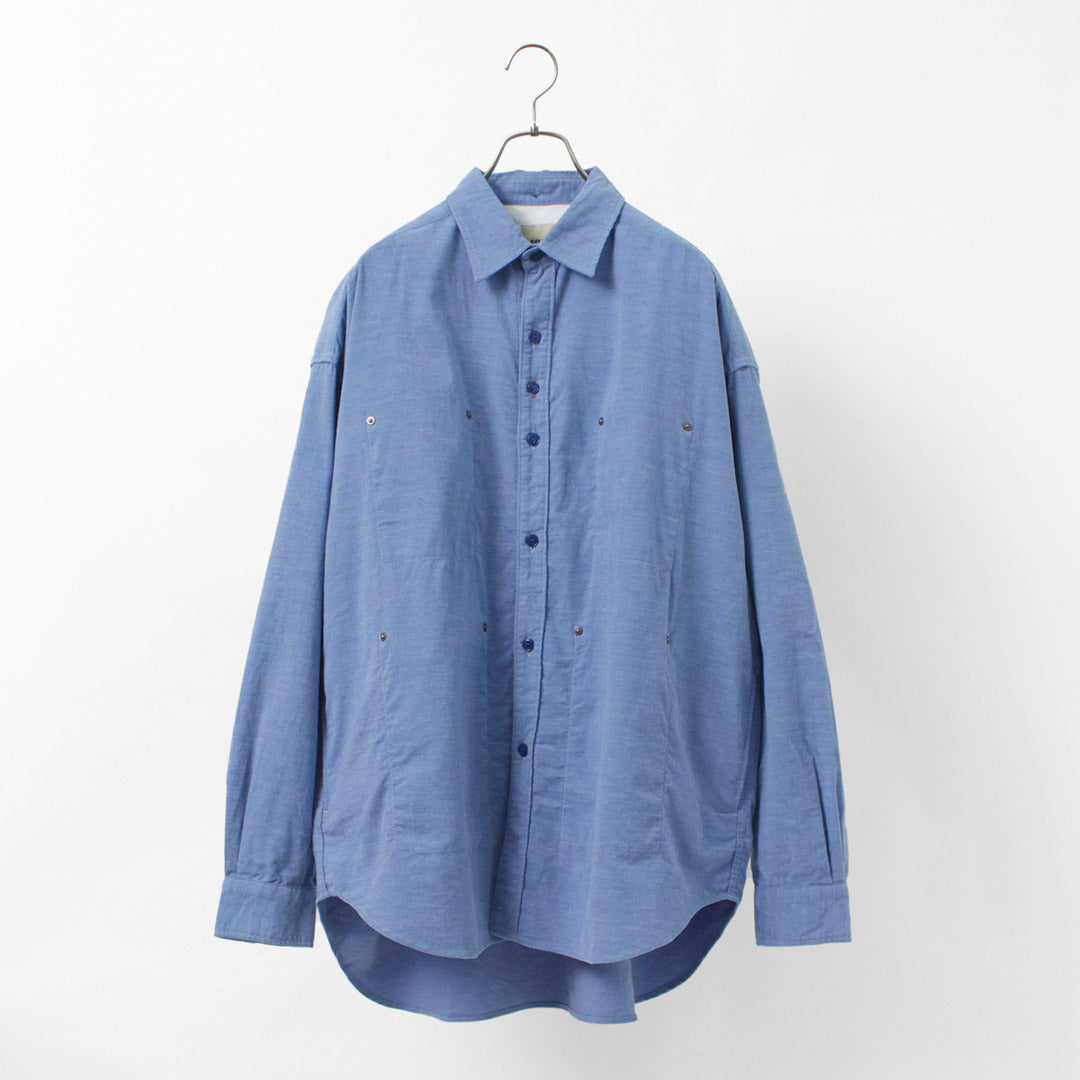 FOB FACTORY / F3482 CORDUROY BALL SHIRT