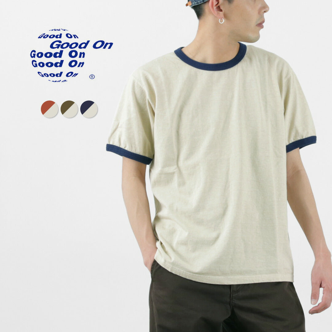 GOOD ON / Short Sleeve Ringer T-Shirt