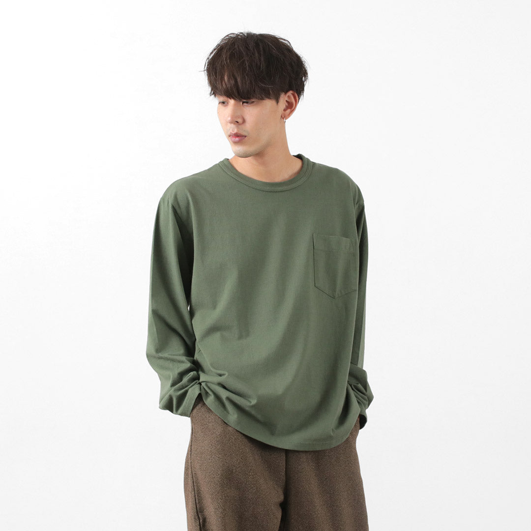 BARNS / TOUGH-NECK Long Sleeve T-Shirt