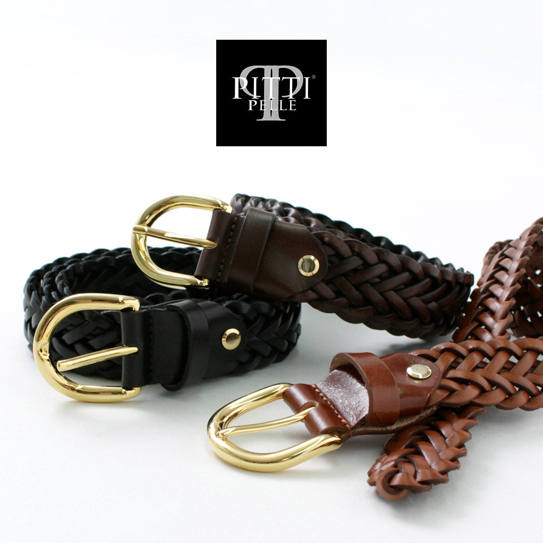 Pitti Pelle / Mesh Leather Belt 30 mm Largeur