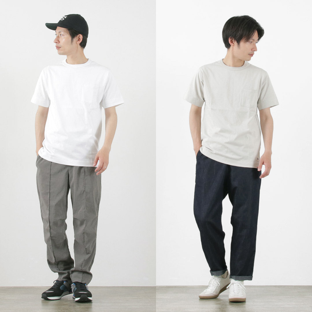 FELCO × HEALTH KNIT / Crew Neck Pocket Tee