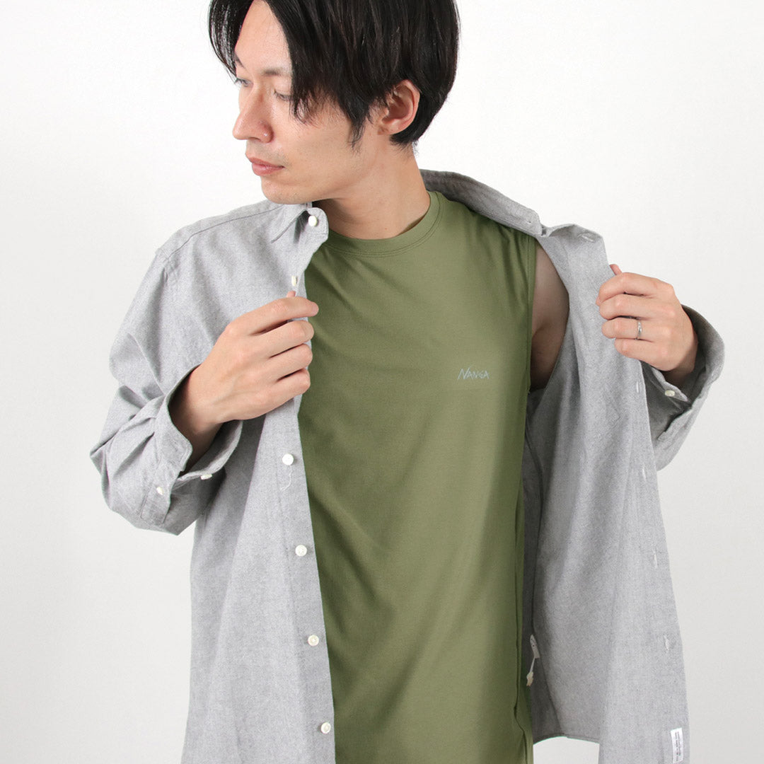 NANGA / Dry base layer no sleeve tee