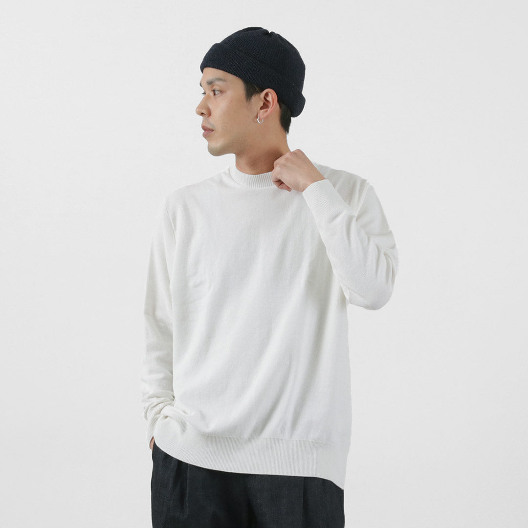 GICIPI / Riccio Riccio Crew Neck Relaxed Fit Long Sleeve Knit Sewn