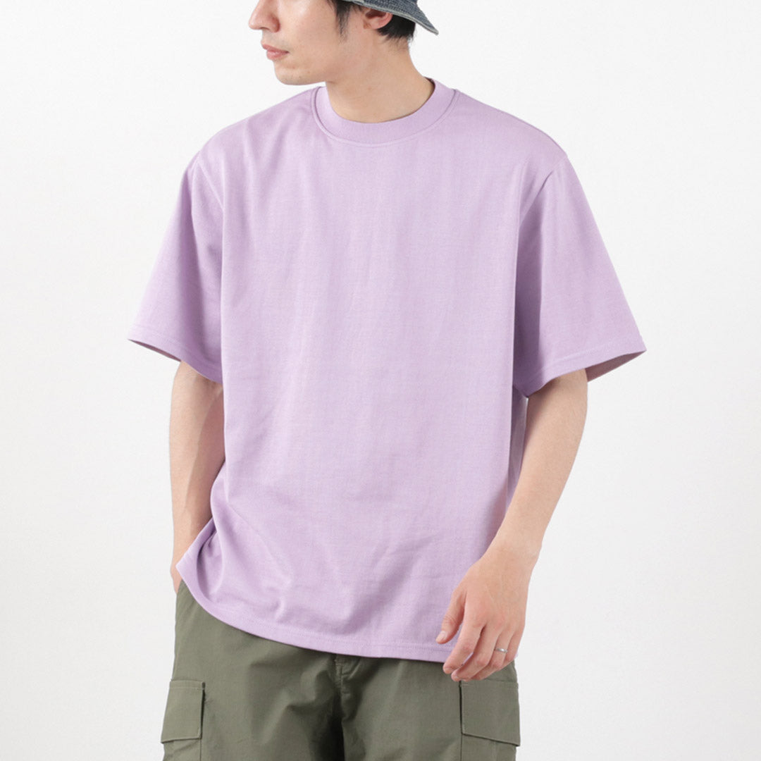 YONETOMI NEW BASIC / Side Round body knitted T-shirt