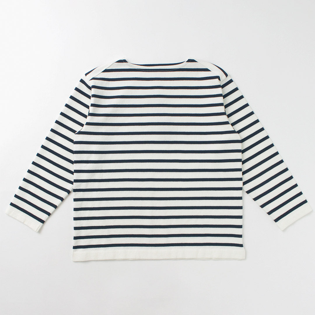 Yonetomi New Basic / Wave Cotton Basque Trearit Pullover