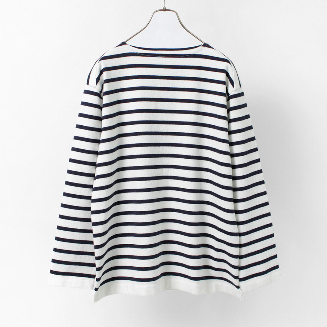 Yonetomi New Basic / Wave Cotton Basque Trearit Pullover