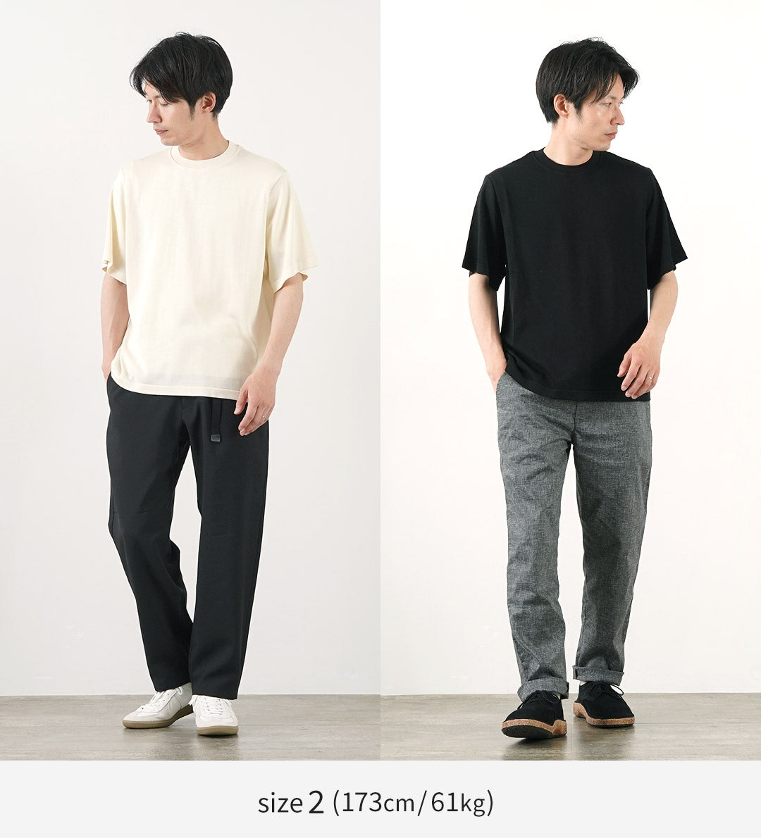 YONETOMI NEW BASIC / Silk Knit T-Shirt