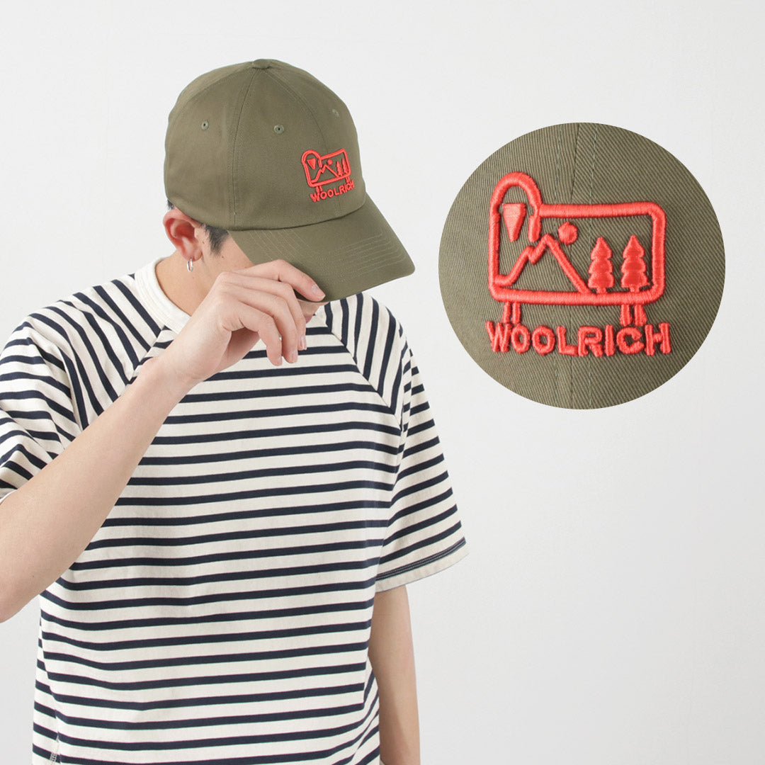 WOOLRICH / Cotton Twill Logo Cap