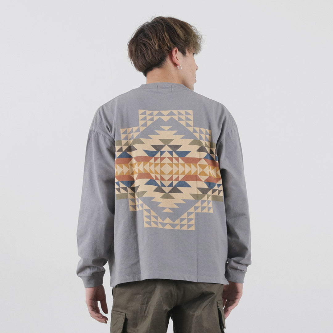 PENDLETON / Back Print Long Sleeve T-Shirt