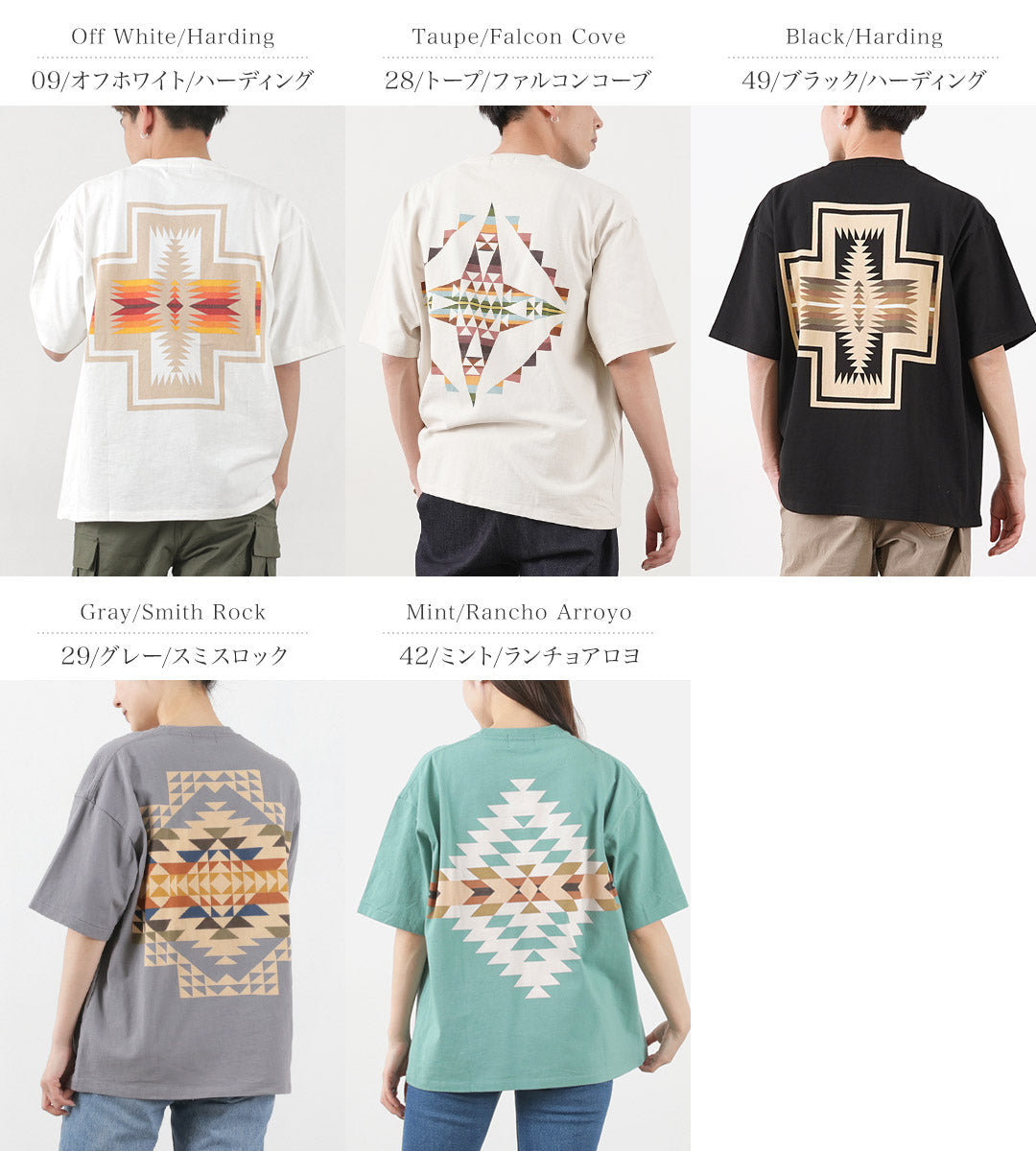 Pendleton / Back Print T恤