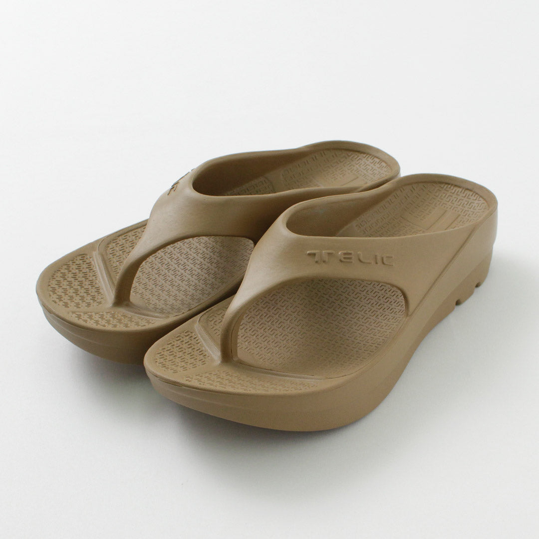 TELIC / Double Flip Flop Recovery Platform Sandals