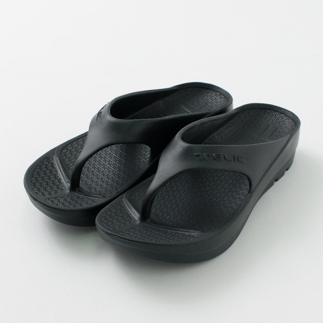 Sandales de plate-forme de récupération télique / double flip flop