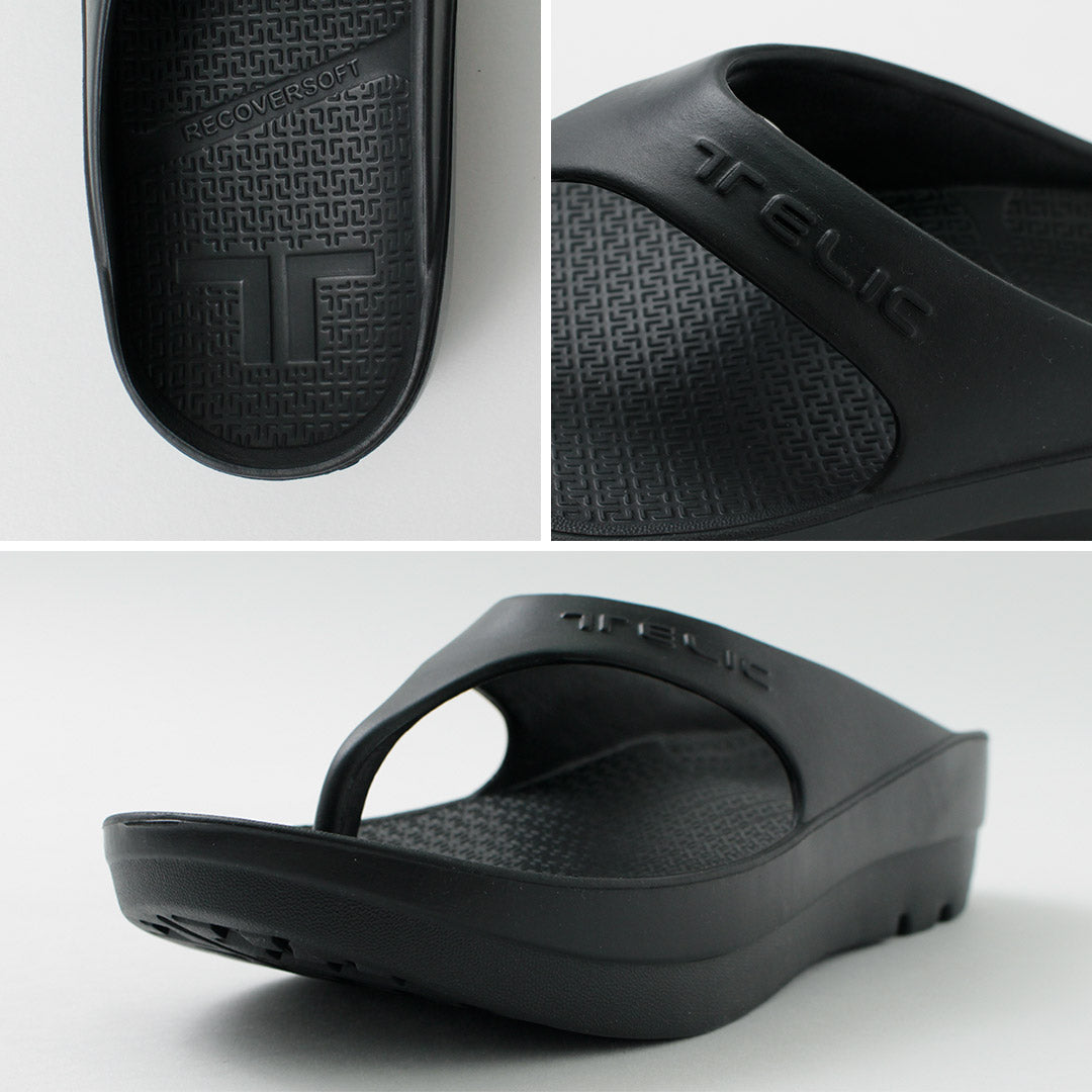 TELIC / Double Flip Flop Recovery Platform Sandals