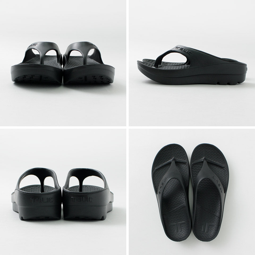 TELIC / Double Flip Flop Recovery Platform Sandals