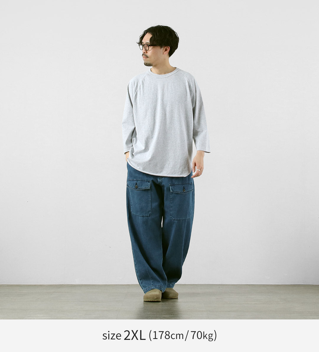 WALLA WALLA SPORT / 3/4 袖纯色棒球 T 恤