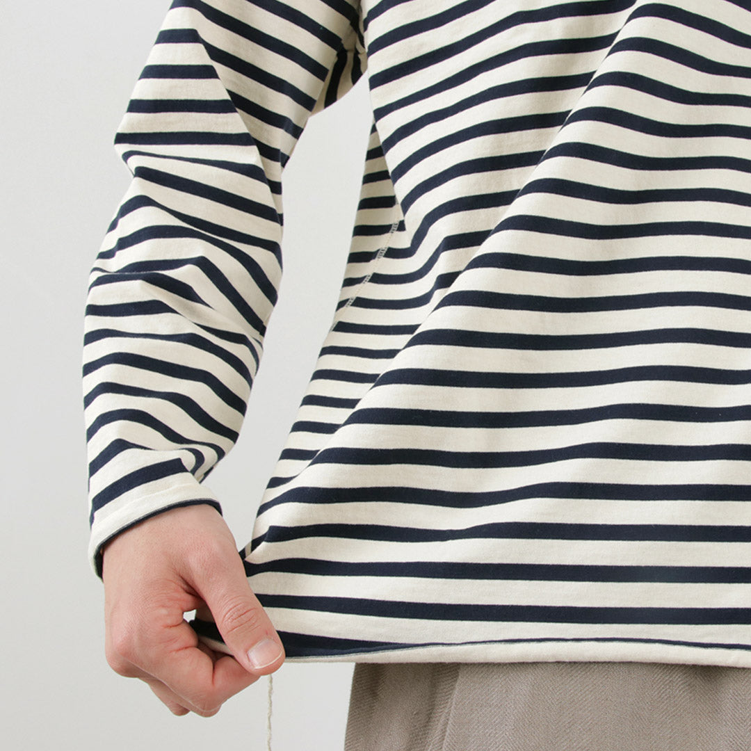 HAVE A GOOD DAY / Striped Loose Long Sleeve T-Shirt