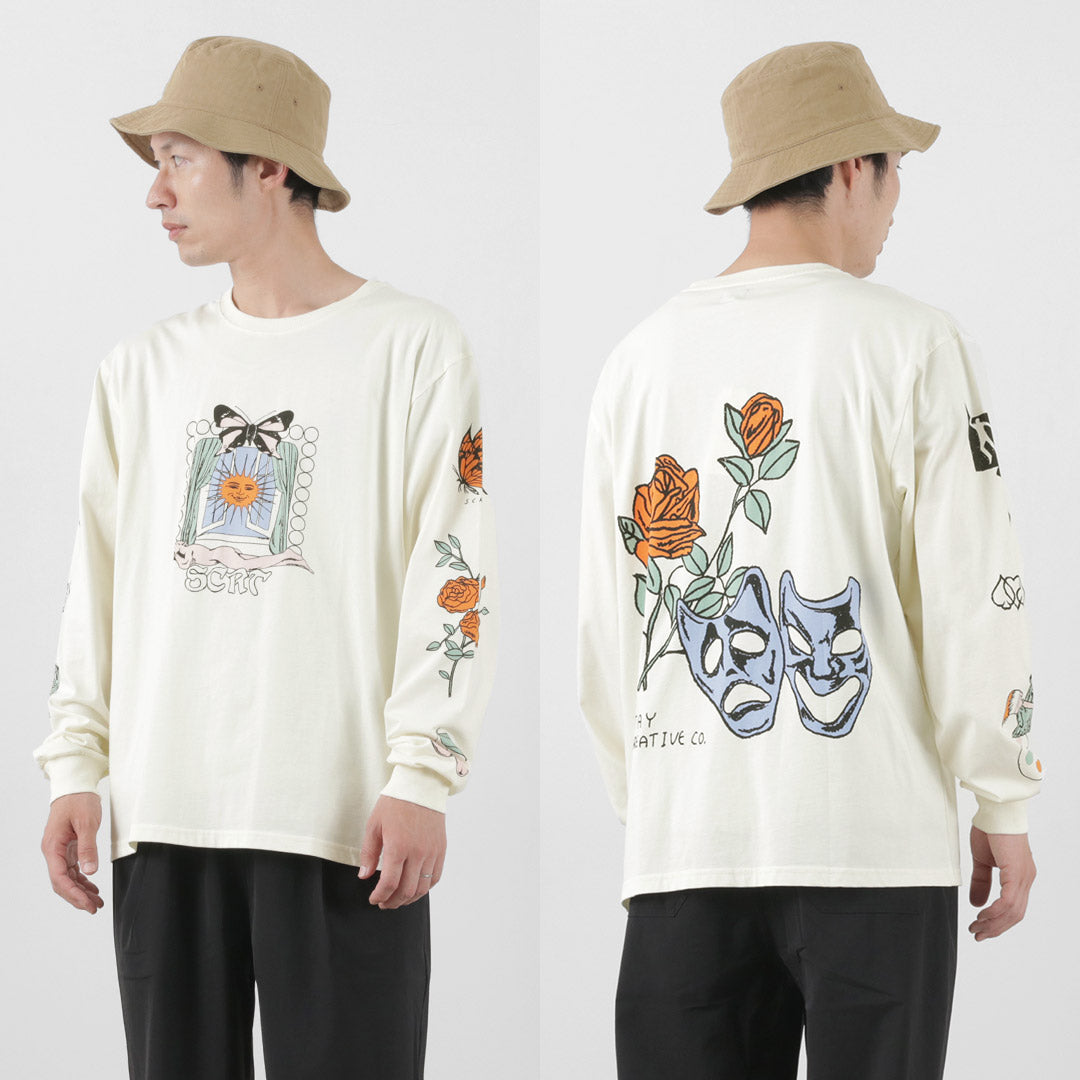 창조적 인 Co. / Window Long Sleeve 티셔츠를 유지하십시오