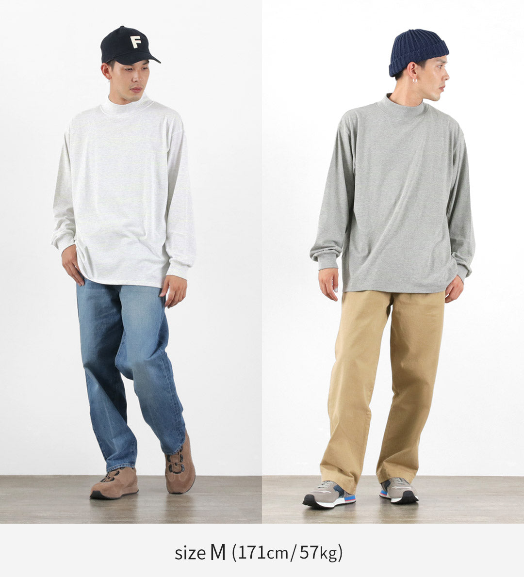 MOC T / MOCK NECL L / S TEE