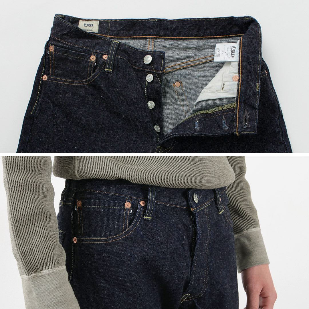 Fábrica FOB / F151-23 5p Jeans de selvage