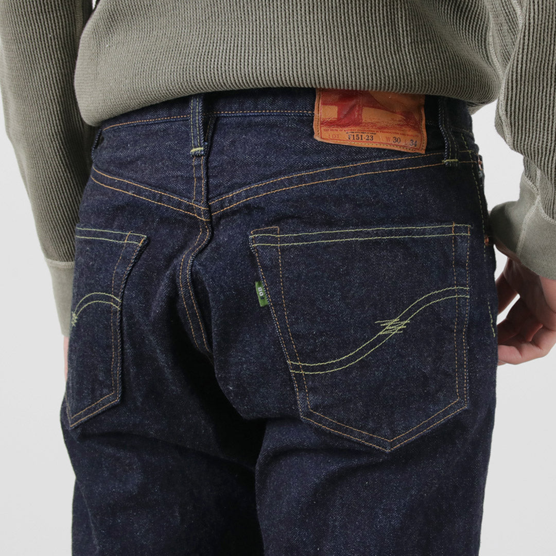 Fábrica FOB / F151-23 5p Jeans de selvage