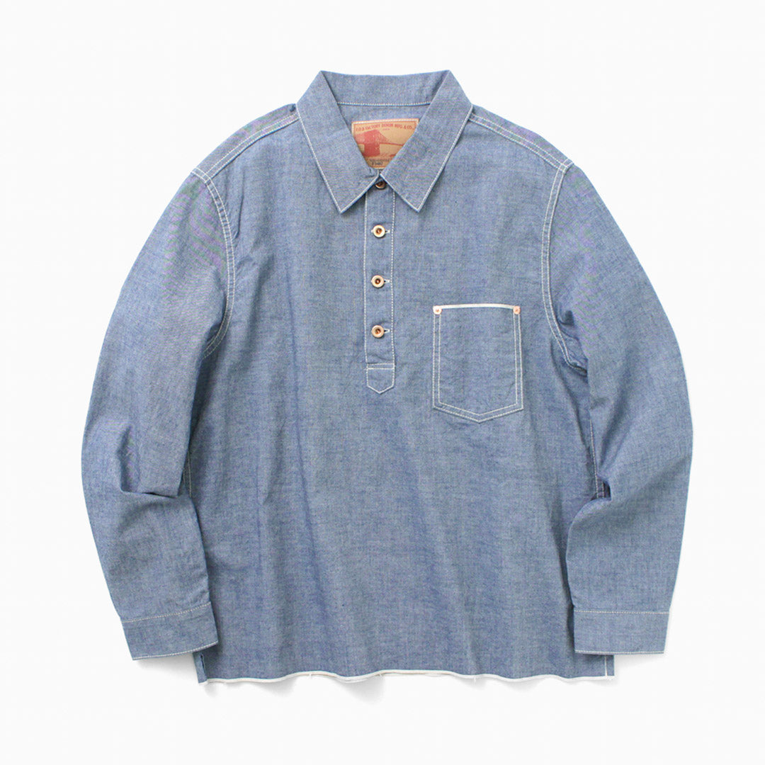 FOB Factory / F3487 Chambray 풀오버 셔츠